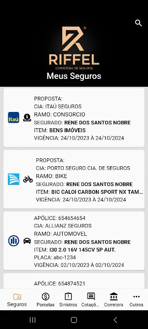 Riffel Seguros Screenshot 1