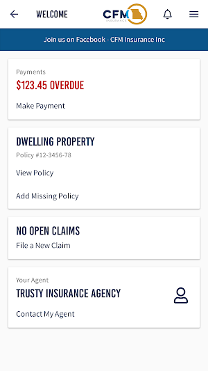 CFM Insurance Screenshot 0