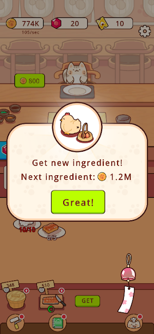 Idle Omakase Screenshot 3