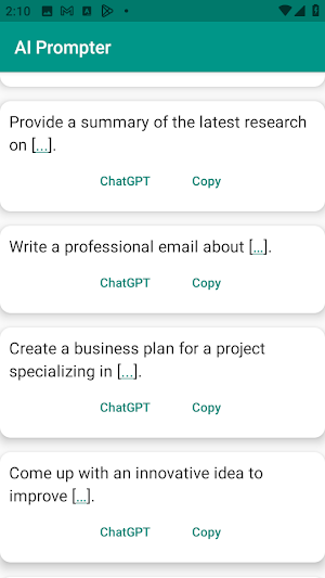 AI Prompter Screenshot 1