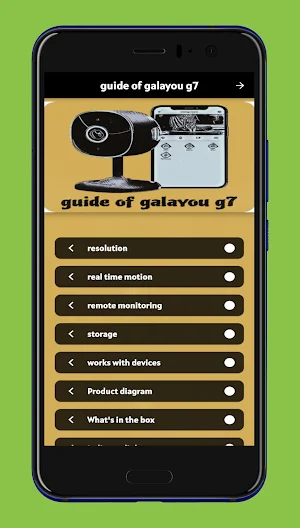 guide of galayou g7 Screenshot 1