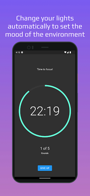 PomoLights for Philips HUE Screenshot 1
