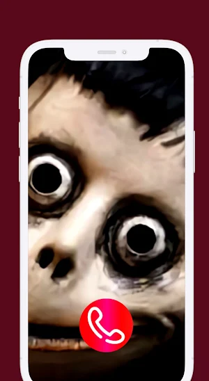 Scary Creepy Momo challenge call horror 666 Screenshot 2