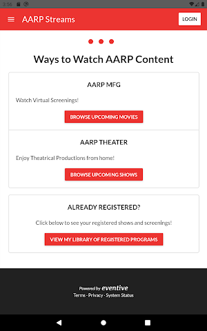 AARP Streams Screenshot 2