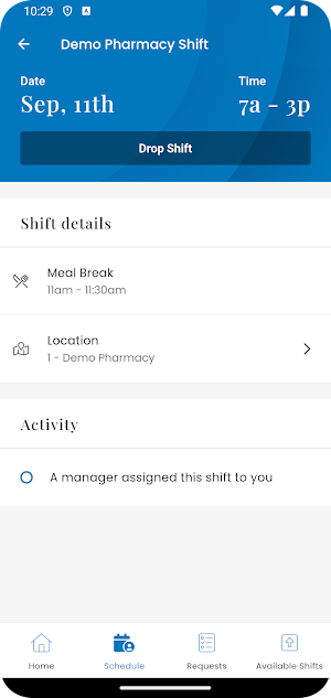 BetterShifts Screenshot 2