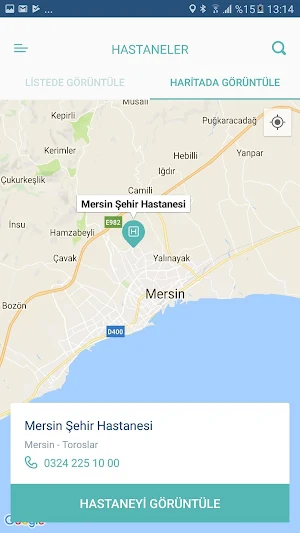 Mersin Şehir Eğitim ve Araştırma Hastanesi Screenshot 0