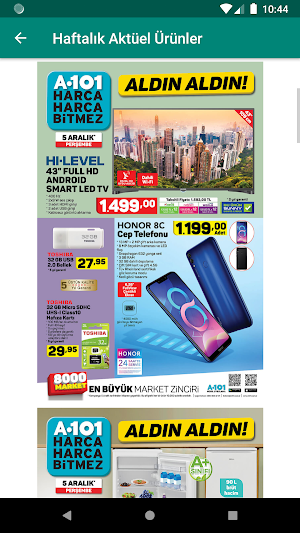 Haftalık Aktüel Broşür Mobil Screenshot 3