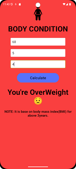Body Condition Screenshot 2