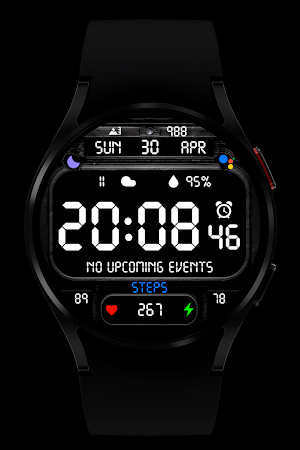 Digital V2 Watch Face Wear OS Screenshot 2