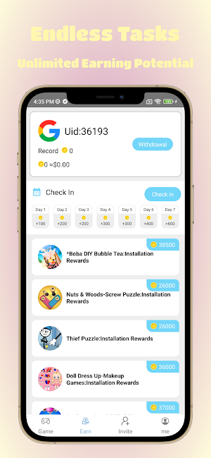 CoinHunter:Play to Earn Money Screenshot 2