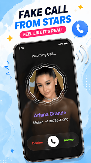 Celebs prank video Call & chat Screenshot 1