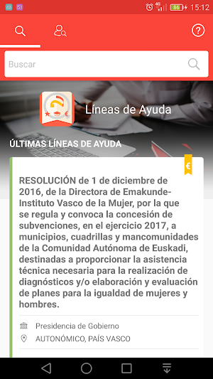 Líneas de Ayuda Screenshot 0