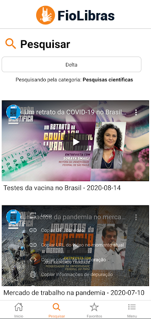 FioLibras Screenshot 2