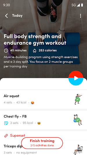 FysioDynamics Member App Screenshot 2