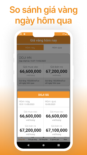 Giá Vàng Hôm Nay Screenshot 1