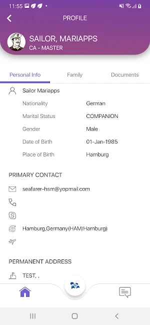 Hellespont Seafarer Portal Screenshot 3