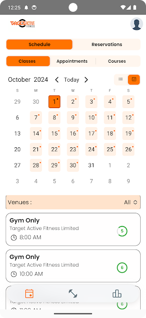 Target Active Fitness Screenshot 0