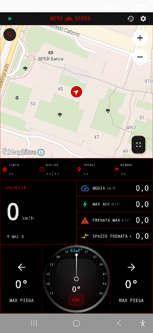MotoSpeed – Lean angle & rides Screenshot 0