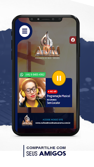 Rádio ADM Umuarama Screenshot 2