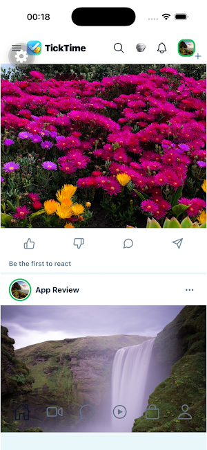 TickTime Social Screenshot 1
