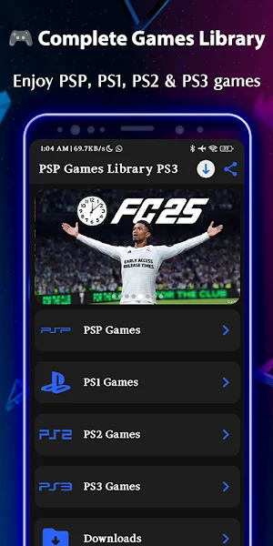 PSP Games Library PS3 Screenshot 0