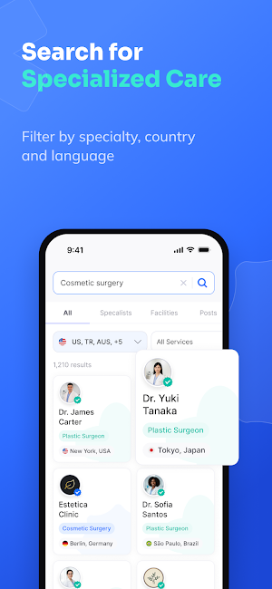 MediFinder: Doctors & Clinics Screenshot 1