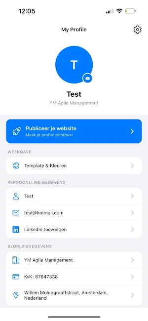 ZZP CV Screenshot 1