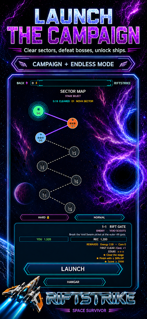 Riftstrike: Space Survivor Screenshot 3