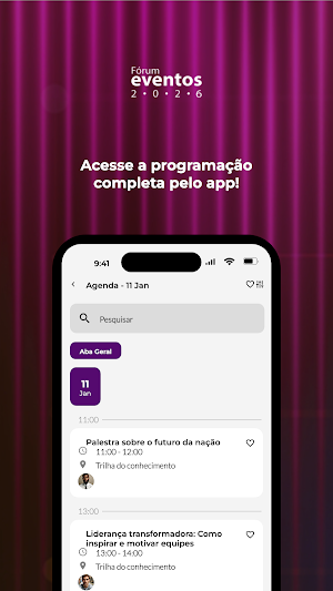Fórum Eventos Screenshot 2