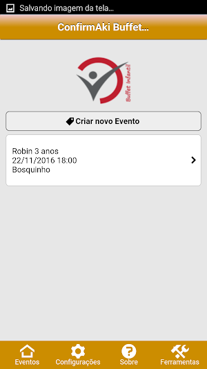 ConfirmAki Buffet Infantil Screenshot 1