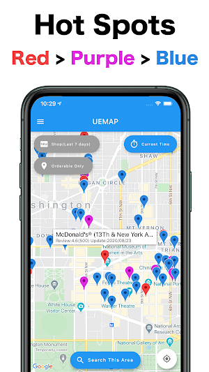 UEMAP - Restaurant Map Screenshot 0