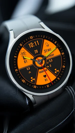 Hybrid Radiation Watch face Screenshot 0