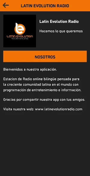 Latin Evolution Radio Screenshot 1