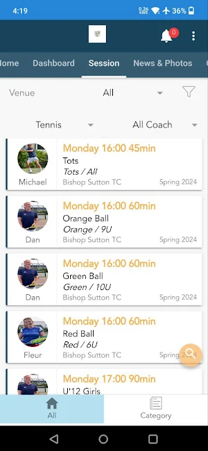 Chew Valley Tennis Screenshot 2