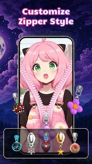 3D Zipper Lock Screen Screenshot 2