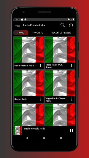 Radio Freccia Italia App screenshot 1