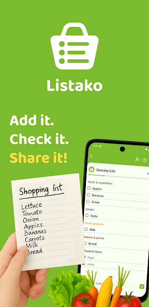 Listako: Grocery Shopping List Screenshot 0