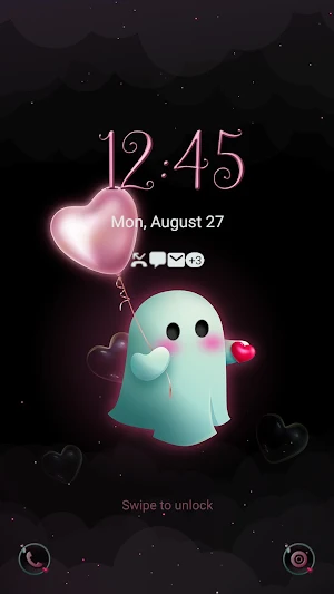 Valentine Ghost - Wallpaper Screenshot 1