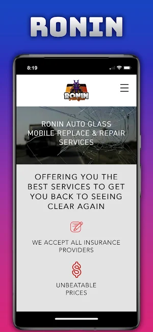 Ronin Auto Glass Screenshot 0