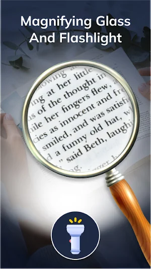 Magnifying glass - flashlight Screenshot 1