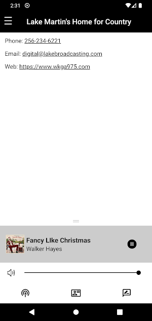 Kowaliga Country 97.5 Screenshot 2