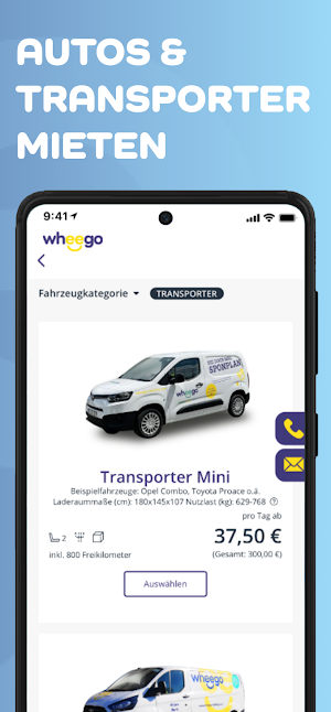 Wheego - Share, Rent, Abo! Screenshot 3