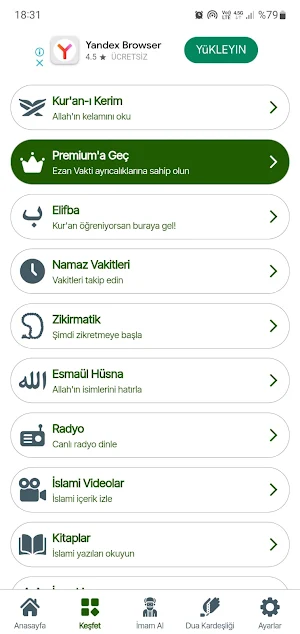 Ezan Vakti - Namaz Vakitleri Screenshot 1