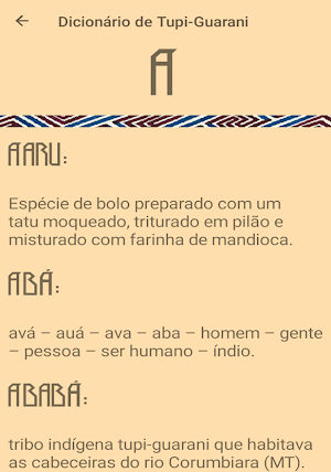 Dicionário de Tupi-Guarani Screenshot 2