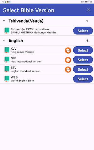 Tshivenda English Audio Bible Screenshot 2