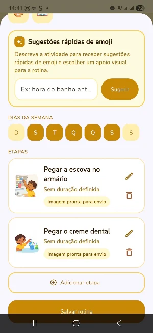 Rotinita - Rotinas Visuais Screenshot 1