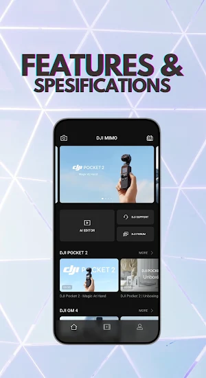 DJI Mimo Vlog Camera App guide Screenshot 1