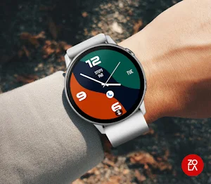 Green Black Red MX Watch Face Screenshot 2