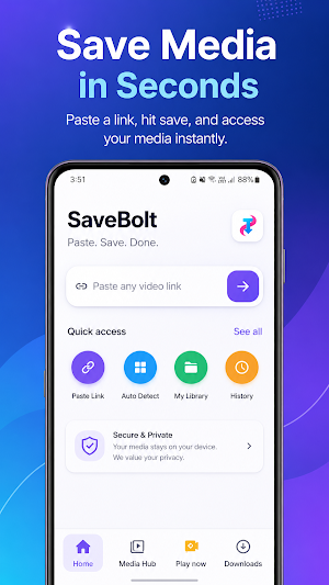 SaveBolt — Video Downloader Screenshot 0