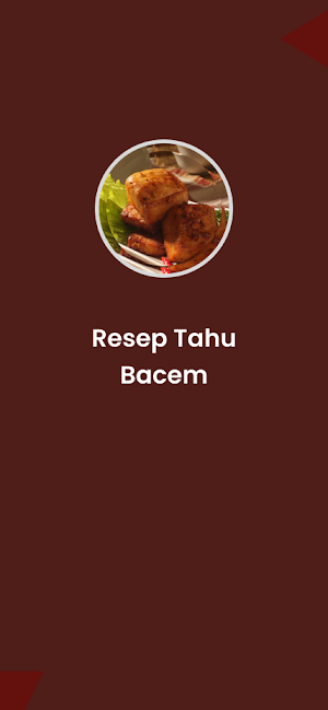 Resep Tahu Bacem Screenshot 2